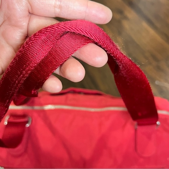 BAGGALLINI laptop travel bag. Red 12”x13” Nylon convertible with many pockets - Picture 13 of 16